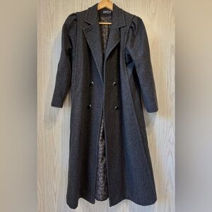Vintage Jofeld by Forstmann Wool Blend Long Coat with Matching Scarf Size LP